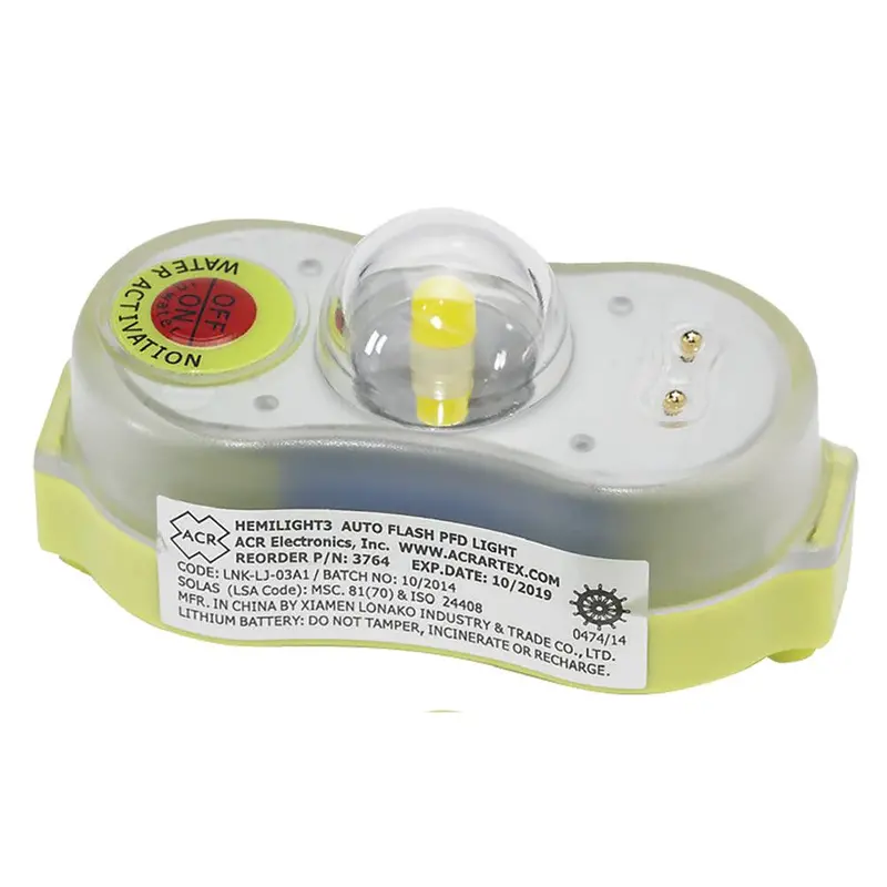 Acr Hemilight 3 Automatic Survivor Locator Light – Waterproof, Buoyant, Self-Activating (Model 3764.1) 1
