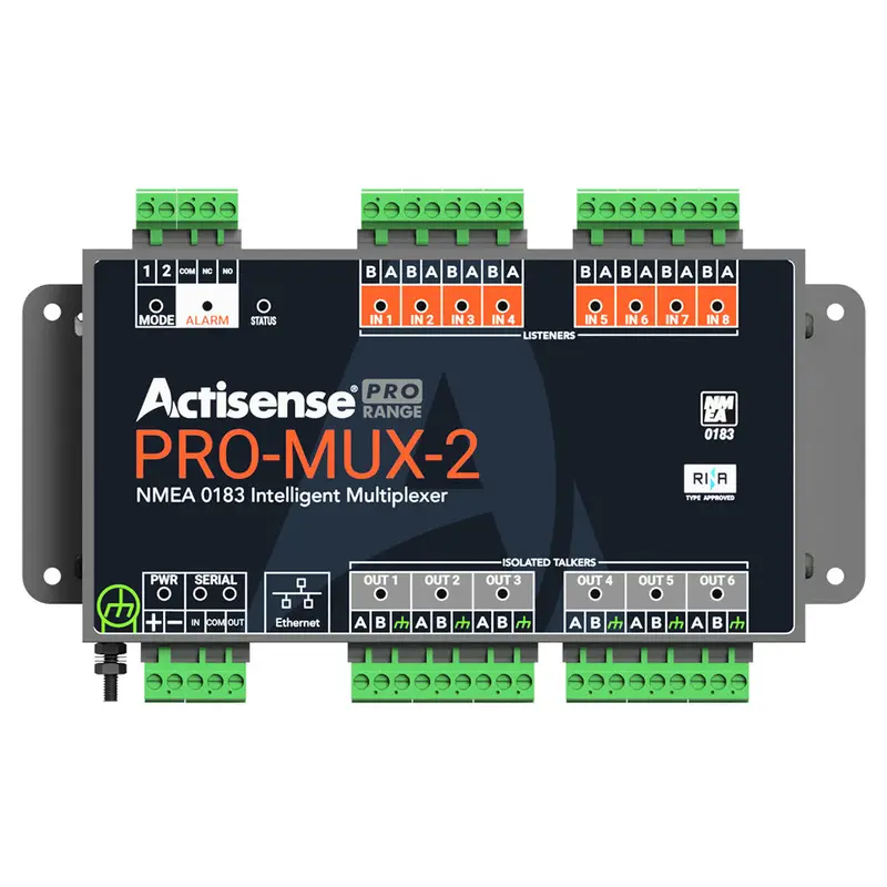 Actisense Pro Nmea 0183 Multiplexer: Dual-Channel Input Aggregation With Configurable Outputs [Pro-Mux-2] 1