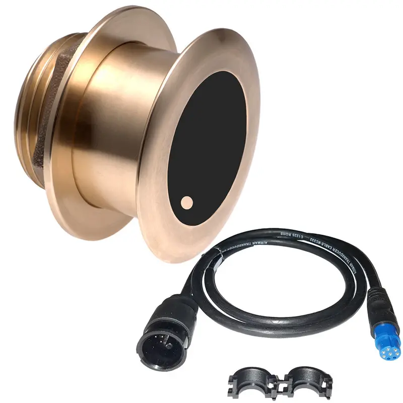 Airmar B175Hw Bronze Thru-Hull Transducer – 20° Tilt, 1Kw, 8-Pin For Garmin 1