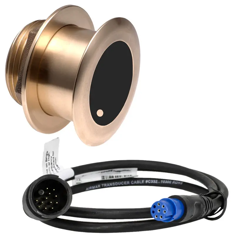 Airmar B175L Bronze Thru-Hull Transducer – 20° Beam, 1 Kw, 8-Pin Garmin-Compatible 1