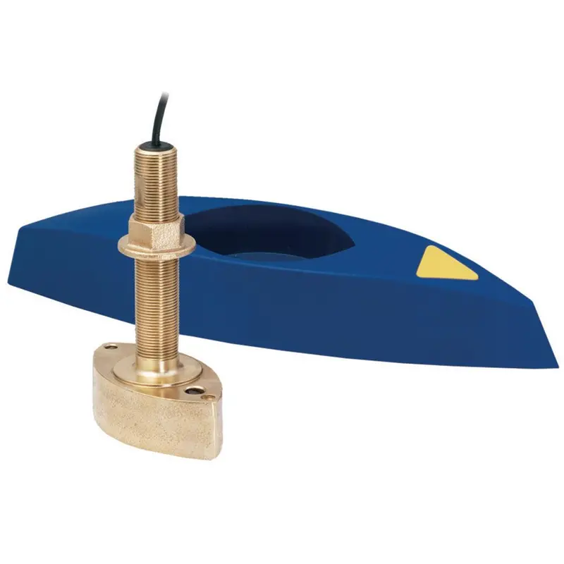 Airmar B45-Dt-Hb 600W Thru-Hull Transducer With Fairing Block & Humminbird #9 Connector 1