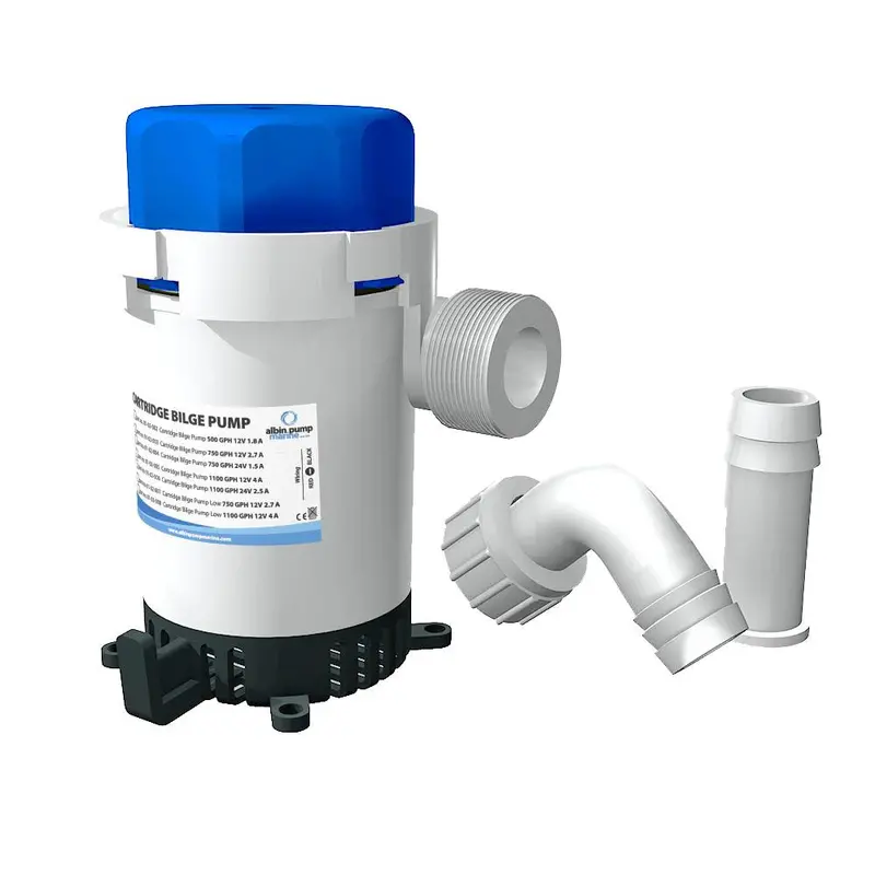 Albin Group 12V 750 Gph Cartridge Bilge Pump – Compact Submersible Design 1