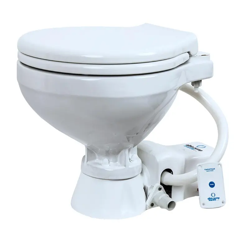 Albin Group 12V Evo Compact Standard Electric Marine Toilet (07-02-004) 1