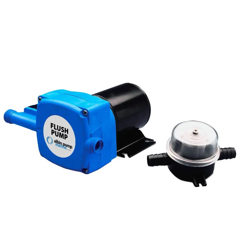 Albin Group 12V Flush-Mount Marine Toilet Pump – Compact Dc Design 1