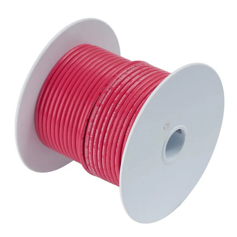 Ancor 1 Awg Tinned Copper Battery Cable – Red, 50-Foot Roll [115505] 1