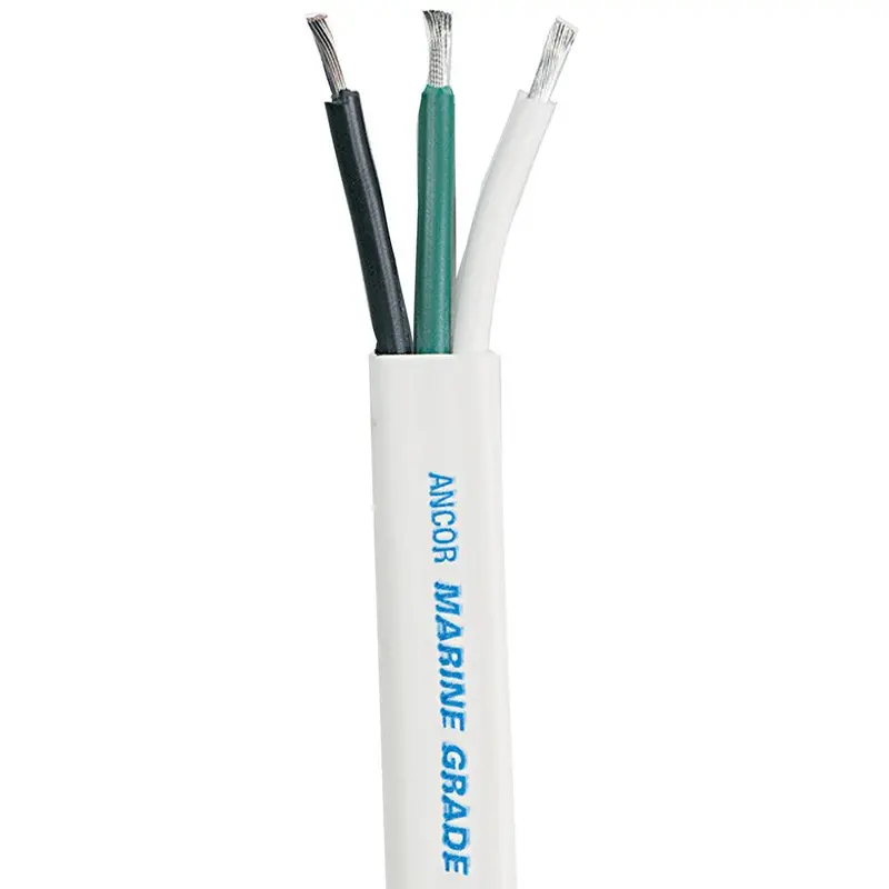Ancor 10/3 Awg Flat White Triplex Marine Cable – 300 Feet 1