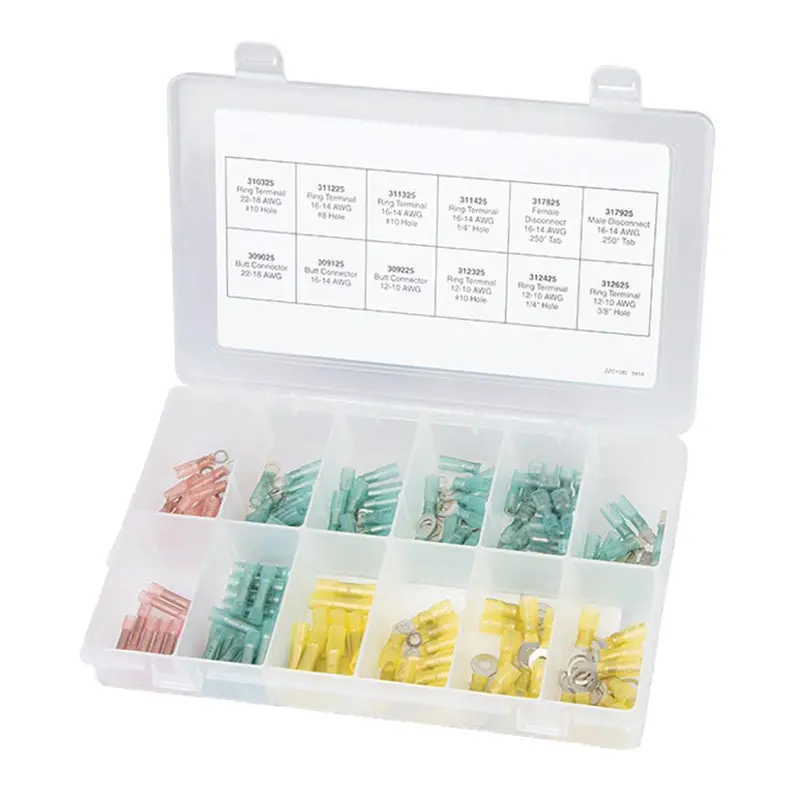 Ancor 160-Piece Heat Shrink Terminal & Connector Starter Kit 1