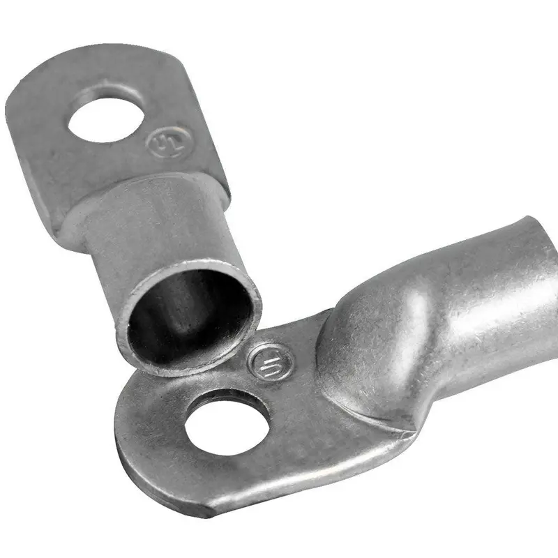 Ancor 4-Gauge Heavy-Duty Copper Cable Lugs – 1/4" Stud Size – 100-Count Pack (Model 244254) 1
