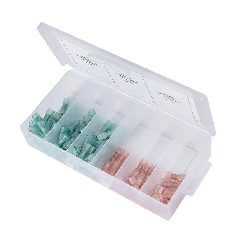 Ancor 90-Piece Heat-Shrink Speaker Connector Kit For 22–18 Awg & 16–14 Awg Wires – Model Spkkit 1