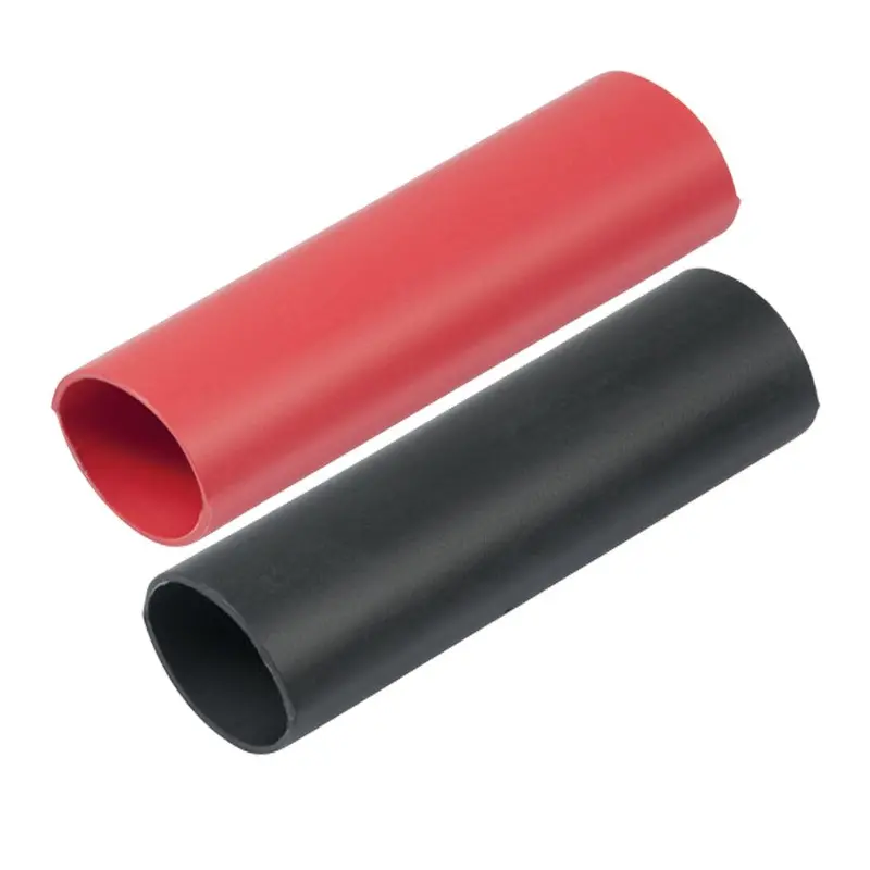 Ancor Bicolor Heavy-Duty Heat-Shrink Tubing – 3/4" Diameter × 3" Length, Two-Pack (Black & Red) (Model 326202) 1