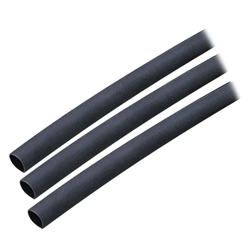 Ancor Black Adhesive-Lined Heat Shrink Tubing – 1/4" × 3", 3-Pack (Model 303103) 1