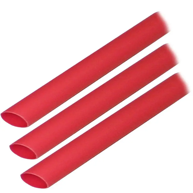 Ancor Red Heat Shrink Tubing – 3/16" × 3", 3-Piece Set 1