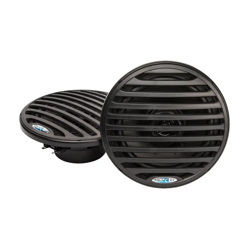 Aquatic Av 6.5" Economy Marine Speakers – Black (Pair) 1