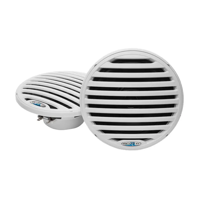 Aquatic Av 6.5" Economy Marine Speakers – White (Pair) 1