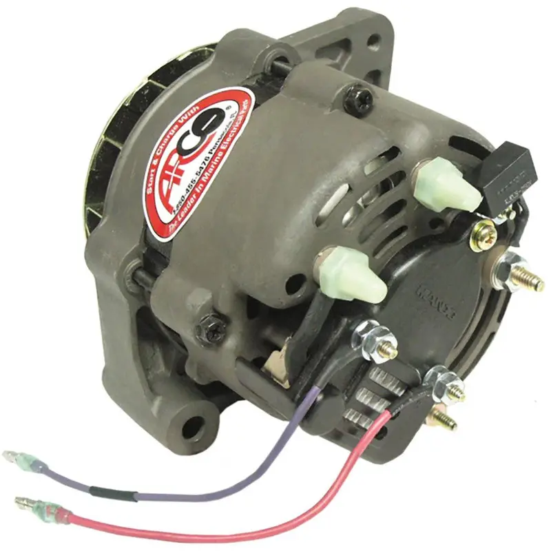 Arco Marine 12V 55A Universal Replacement Alternator With Single-Groove Pulley 1