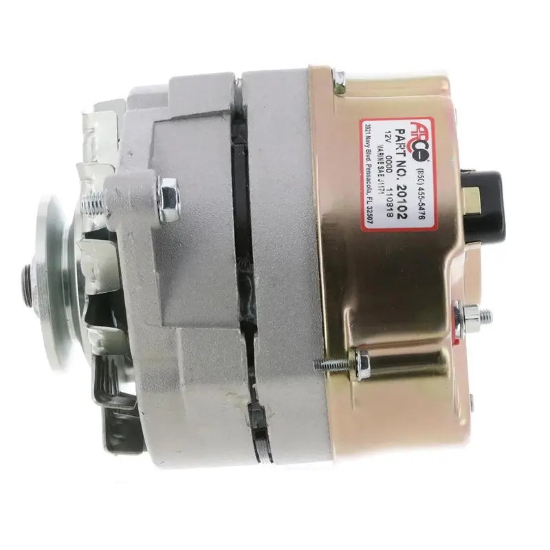 Arco Marine 12V 70A Replacement Alternator Featuring Single-Groove Pulley 1