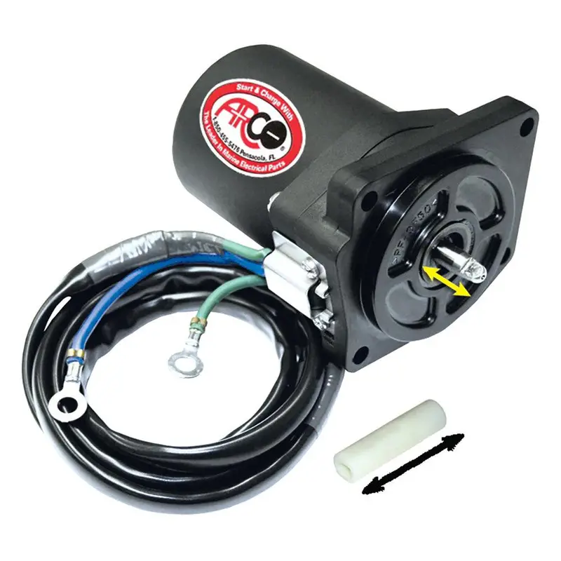 Arco Marine 6258 Yamaha Tilt/Trim Motor – 4-Bolt, 5/8" Flat-Blade Shaft 1