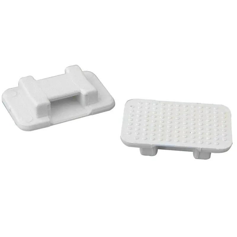 At-5 Heavy-Duty White Nylon Wire Tie Mount – Pack Of 100 [805900] 1