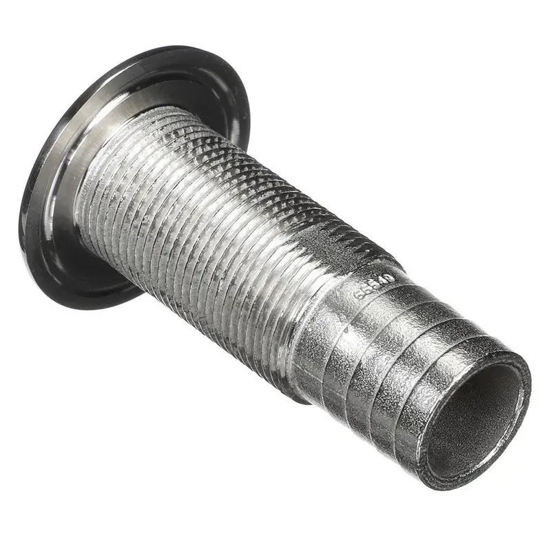 Attwood 1-1/8" Stainless Steel Straight Thru-Hull Fitting – Standard Length [66549-3] 1
