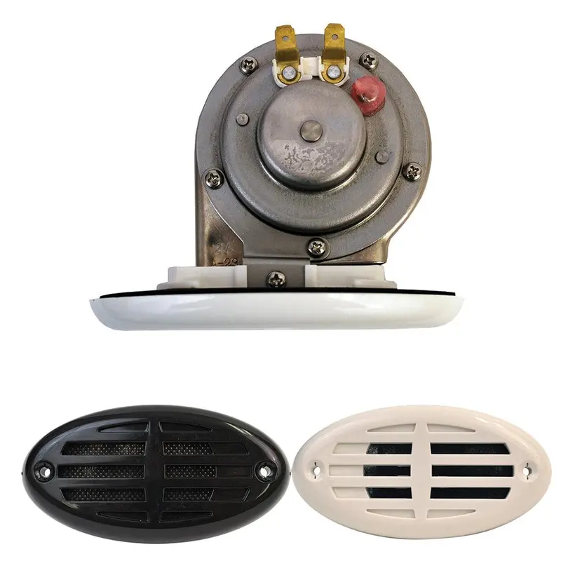 Attwood 11478-7 Drop-In Hidden Horn With Interchangeable Black And White Covers 1