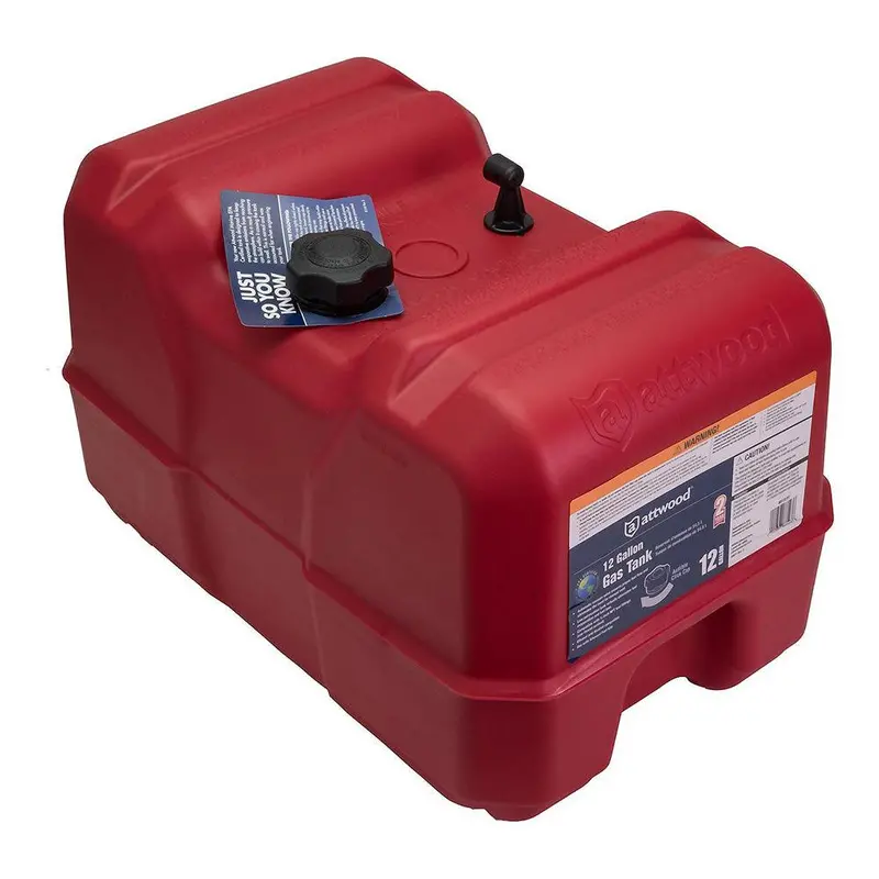 Attwood 12-Gallon Portable Fuel Tank – Standard Profile, No Gauge 1