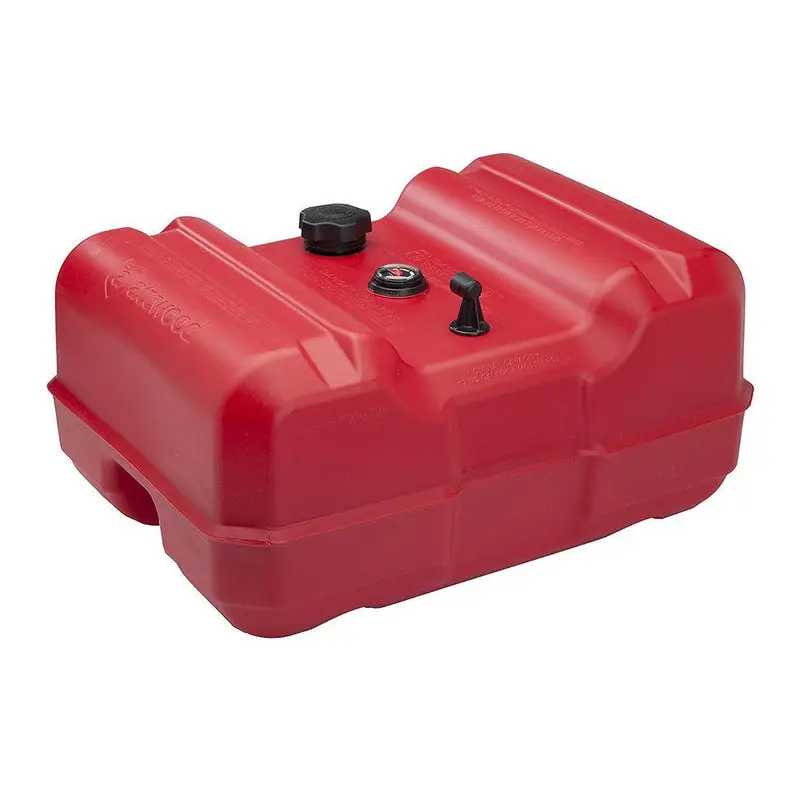 Attwood 12-Gallon Portable Low-Profile Fuel Tank With Integrated Fuel Gauge 1