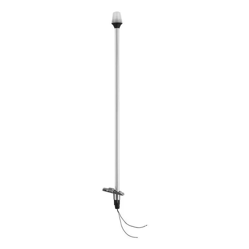 Attwood 24-Inch Stowaway Navigation Light – 2-Nautical-Mile Rating, 2-Pin Plug Base [7100A7] 1