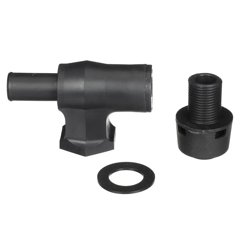 Attwood 90° P-Trap Fuel Tank Vent With Black Housing And Vent Head [1670-3] 1