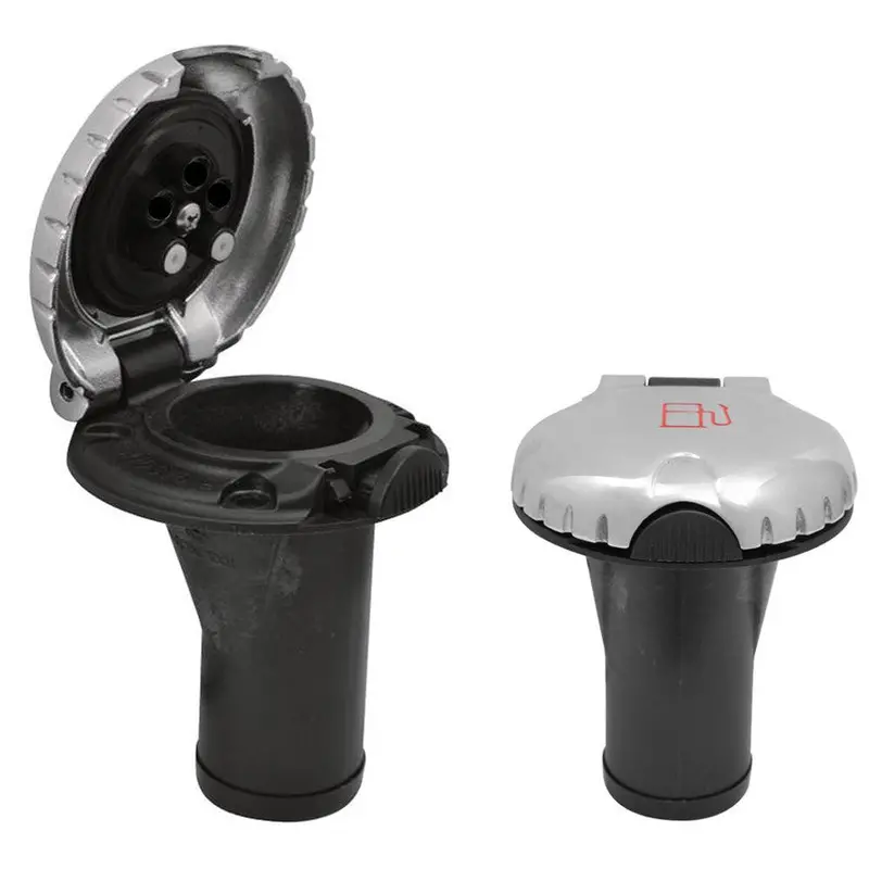 Attwood 99Dfccsz1S Deck Fill Fitting For Carbon Canister Systems — Straight Body With Scalloped Chrome Cap 1