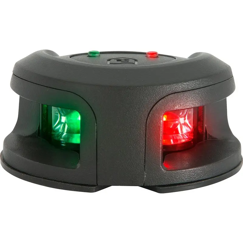 Attwood Lightarmor Bow-Mount Bi-Color Navigation Light – 2 Nm, Black Composite [Nv2002Pb-7] 1