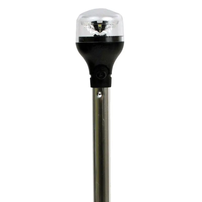 Attwood Lightarmor Plug-In All-Around Light — 20" Horizontal Aluminum Pole 1