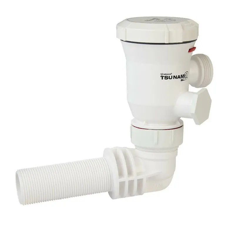 Attwood Tsunami Mk2 T1200 12V Aerator – 90-Degree Inlet, High-Flow Marine Pump (Model 5664-4) 1