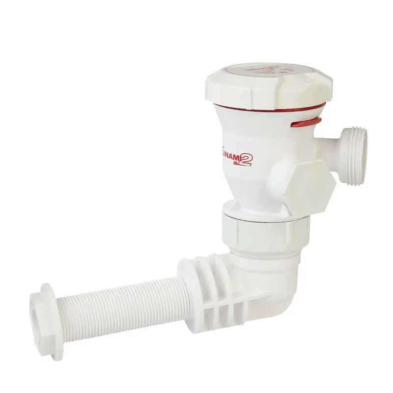 Attwood Tsunami Mk2 T500 12V Aerator – 90-Degree Inlet, Lightweight Marine Pump (Model 5644-4) 1