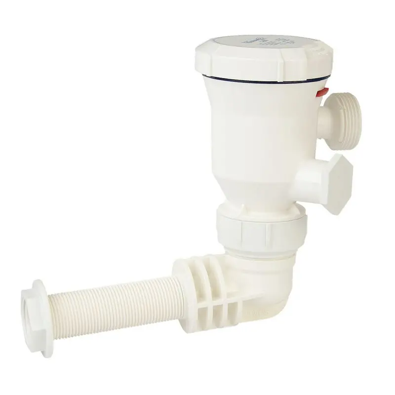 Attwood Tsunami Mk2 T800 12V Aerator – 90-Degree Inlet, Compact Marine Pump (Model 5654-4) 1