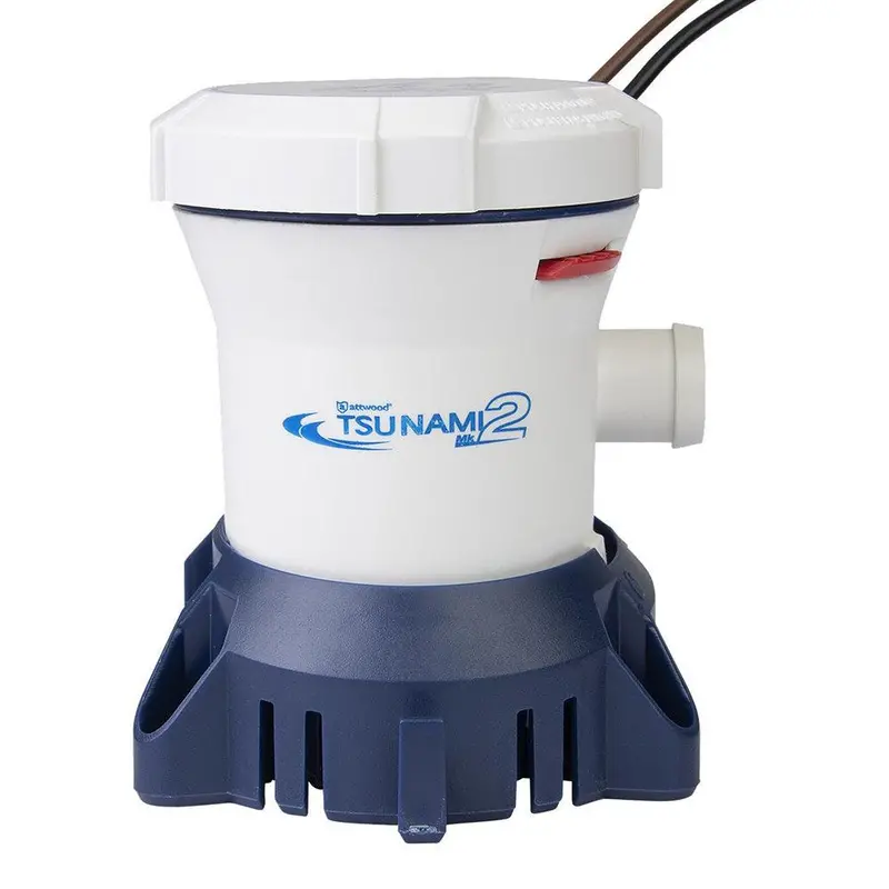 Attwood Tsunami Mk2 T800 12V Manual Bilge Pump – 800 Gph Output [5608-7] 1