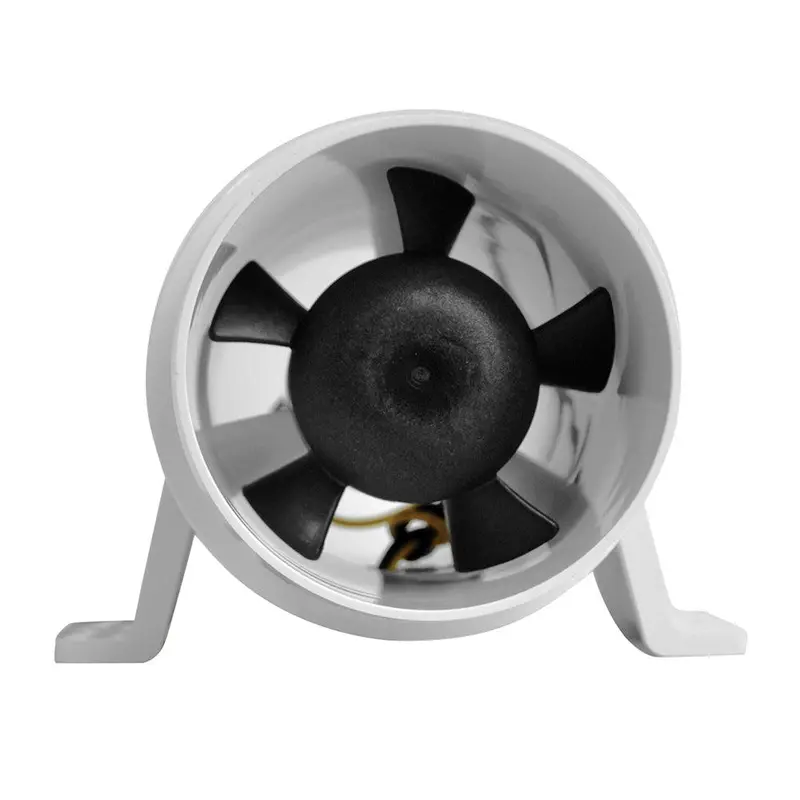 Attwood Turbo 3000 Series 12V In-Line Blower — Water-Resistant, White Finish [1733-4] 1