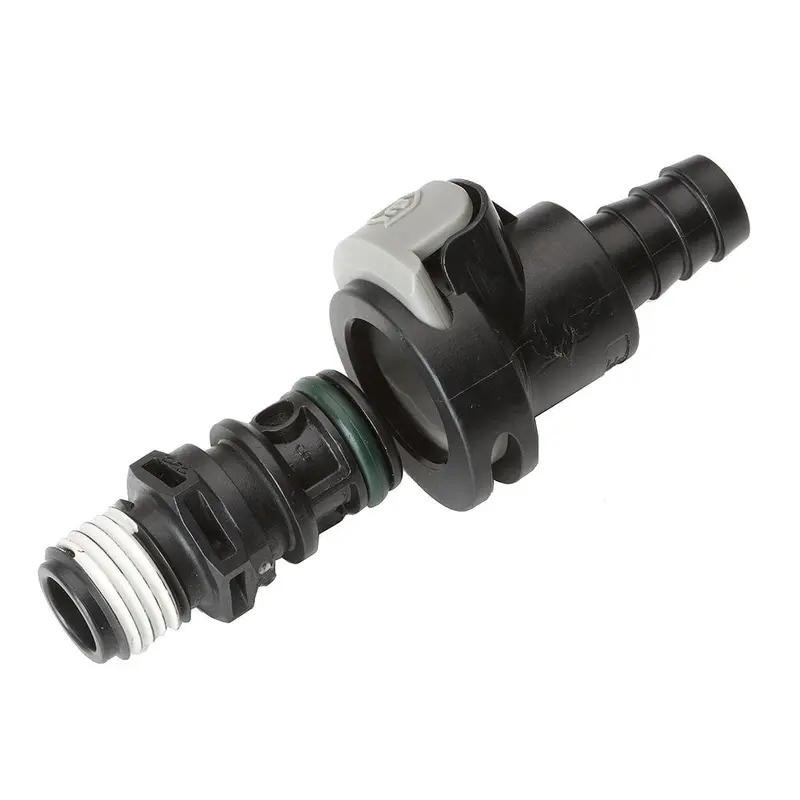 Attwood Universal Sprayless Connector – Dual-Gender Fitting For Clean Fluid Transfer [8838Us6] 1