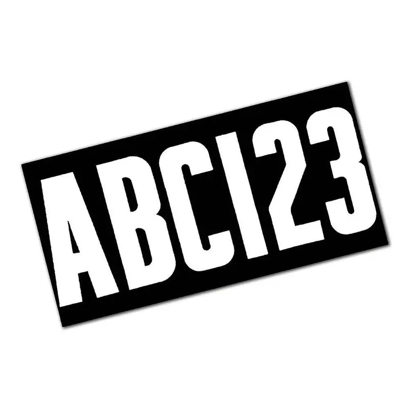 Attwood White Vinyl Letter & Number Kit – Custom Boat Id Decals 1