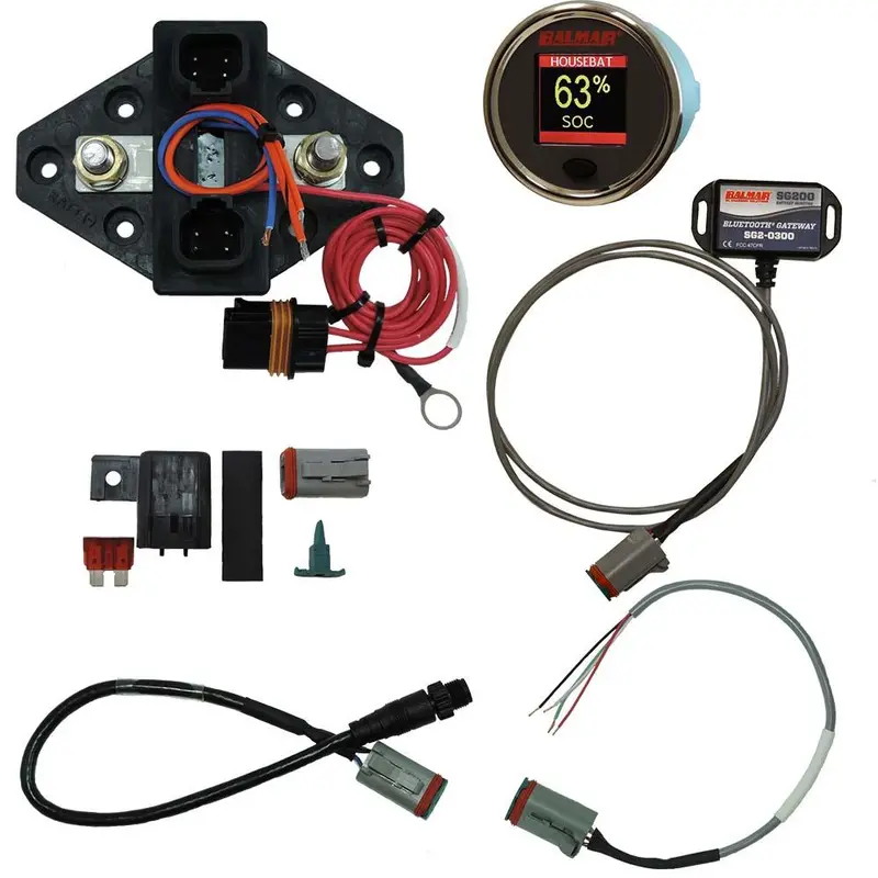 Balmar Sg230 Smart Battery Monitor Kit – Nmea 2000, Bluetooth, Color Display (12–48Vdc) 1
