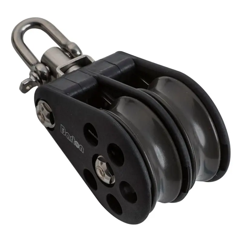 Barton 54Mm Double-Swivel Plain-Bearing Pulley Block – Size 5 [N05230] 1
