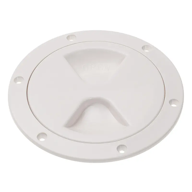 Barton Marine 6-Inch (103Mm) White Screw-Access Inspection Cover [40040] 1