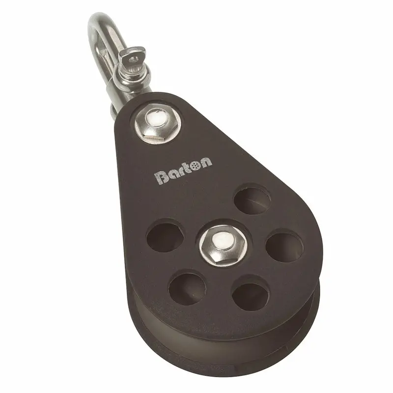 Barton Size 7 Swivel Pulley Block – 70Mm, Plain Bearing, Single Sheave [N07130] 1