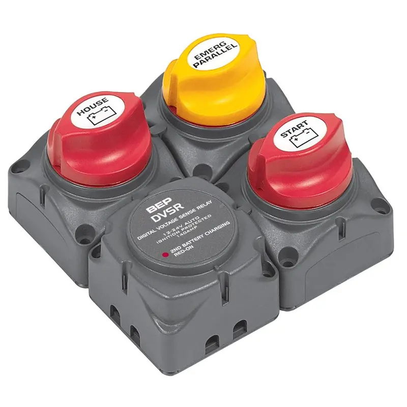 Bep Square-Format Battery Distribution Cluster – Single Engine, Two-Bank Support [716-Sq-140A-Dvsr] 1