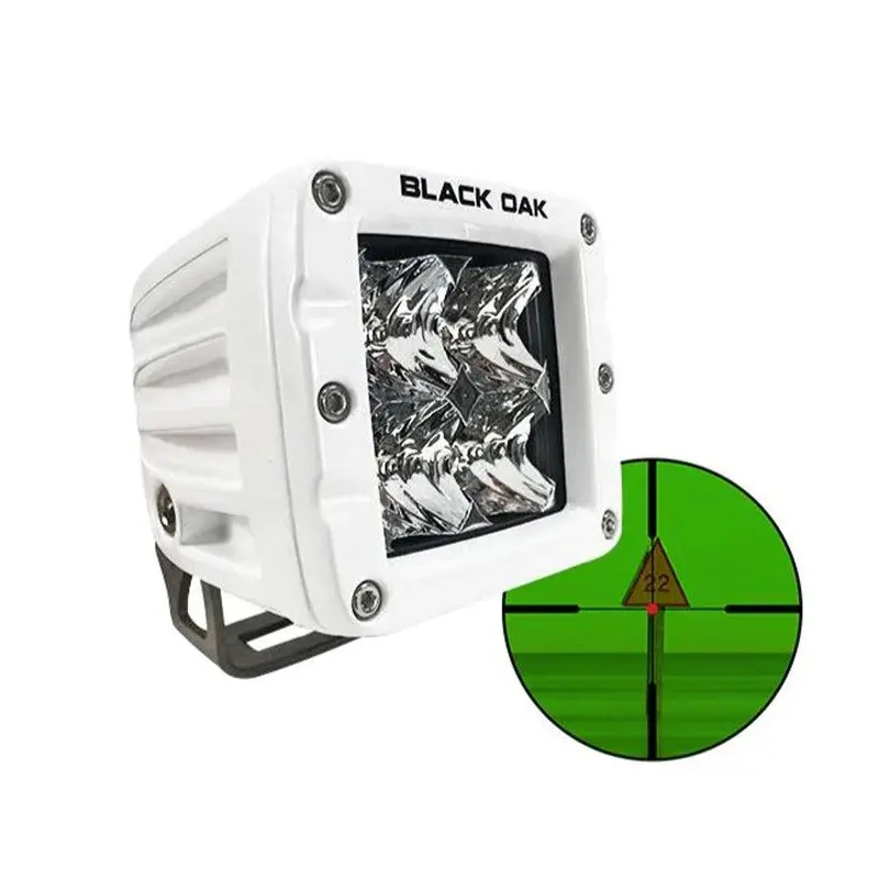 Black Oak 2" 850Nm Ir Marine Pod Light – Flood Beam, White Housing, Pro Series 3.0 1