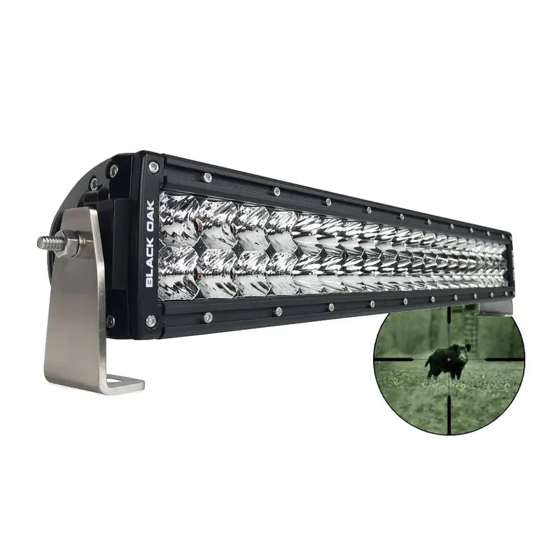 Black Oak 2" 940Nm Infrared Pod Light – Flood Optics, Black Housing, Pro Series 3.0 1