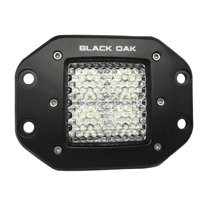 Black Oak 2-Inch Flush Mount Led Pod – Flood Optics – Black Housing – Pro Series 3.0 1