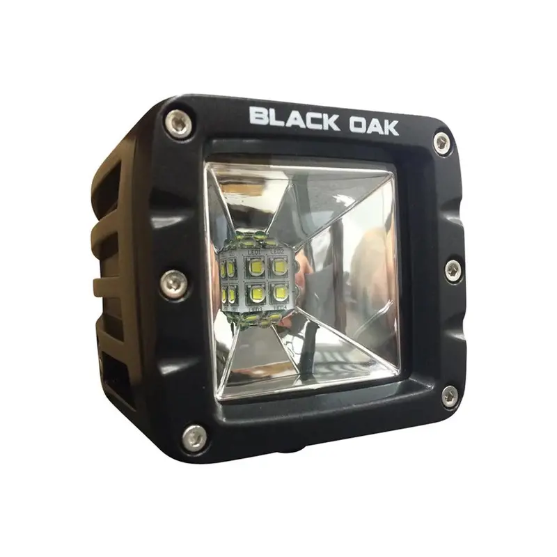 Black Oak 2-Inch Led Light Pod With Scene Optics – Black Housing – Pro Series 3.0 1