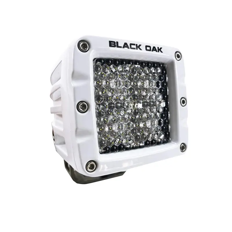 Black Oak 2-Inch Marine Led Pod – Diffused Optics – White Housing – Pro Series 3.0 1