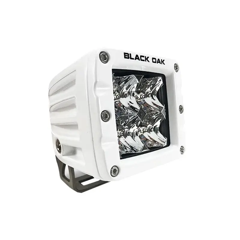Black Oak 2-Inch Marine Led Pod – Flood Optics – White Housing – Pro Series 3.0 1