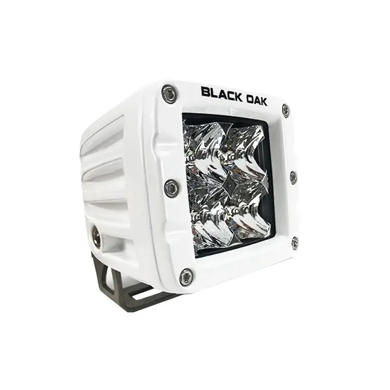 Black Oak 2-Inch Marine Led Pod – Spot Optics – White Housing – Pro Series 3.0 1